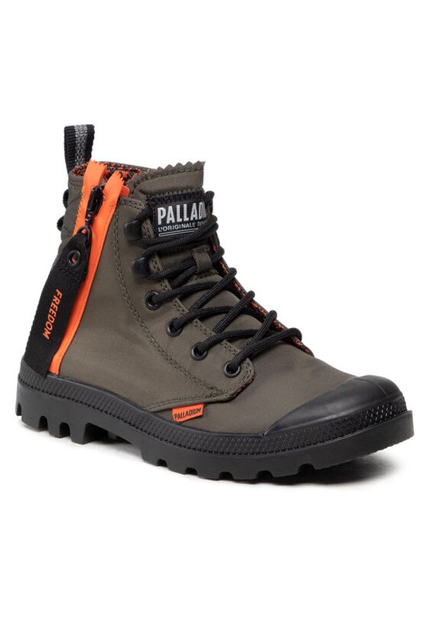 Palladium Trapery Pampa Unlocked U 77239-309-M Zielony. Kolor: zielony. Materiał: materiał