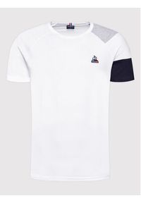 Le Coq Sportif T-Shirt 2210565 Biały Regular Fit. Kolor: biały. Materiał: bawełna #4