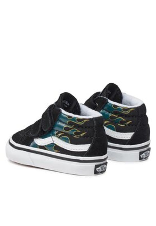 Vans Tenisówki Td Sk8-Mid Reissue V VN0A5DXDBML1 Czarny. Kolor: czarny. Materiał: skóra