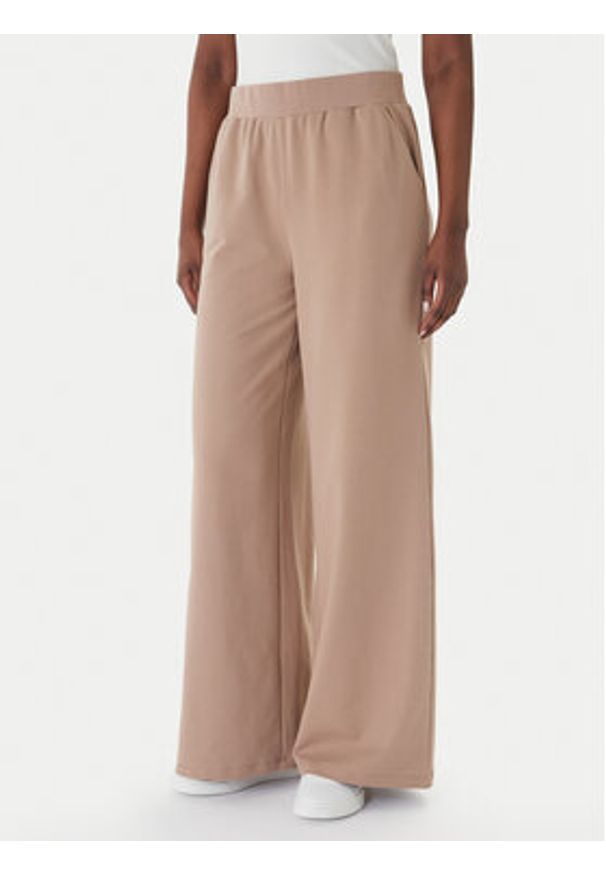 Liu Jo Sport Dres TA6222 FS090 Beżowy Relaxed Fit. Kolor: beżowy. Materiał: bawełna