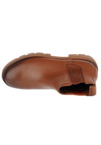 TOMMY HILFIGER - Buty Tommy Hilfiger Monochromatic Chelsea Boot M FW0FW05950-GVI brązowe. Kolor: brązowy. Materiał: materiał, skóra, guma #3
