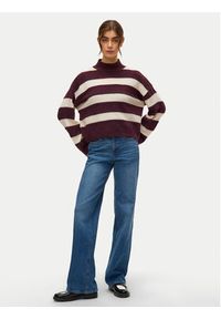 Vero Moda Sweter Inez 10331538 Fioletowy Regular Fit. Kolor: fioletowy. Materiał: syntetyk #4