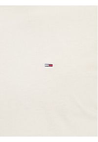 Tommy Jeans T-Shirt Jaspe DM0DM09586 Beżowy Slim Fit. Kolor: beżowy. Materiał: bawełna, syntetyk