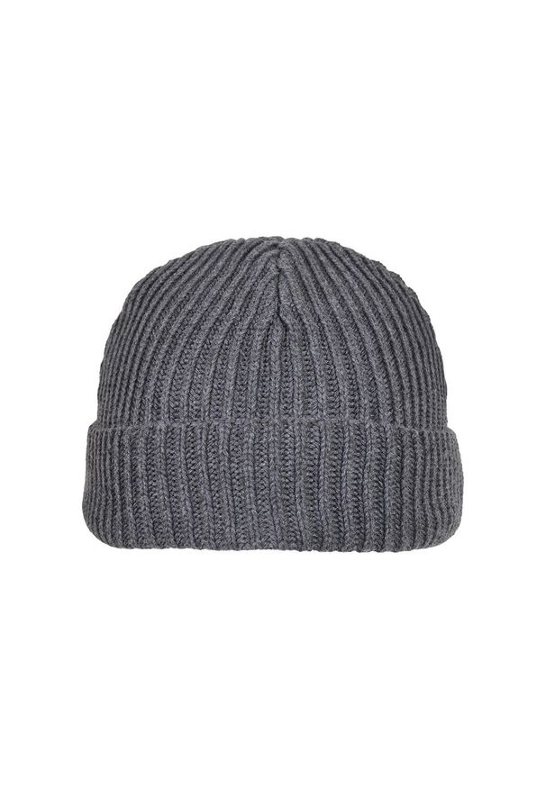 BUILD YOUR BRAND - Fisherman Recycled Yarn Beanie. Kolor: szary