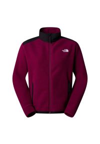 Bluza The North Face Polartec Alpine 200 0A7WWMKK91 - bordowa. Kolor: czerwony. Materiał: poliester, polar. Sezon: jesień, zima. Styl: klasyczny. Sport: narciarstwo