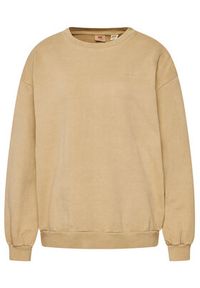 Levi's® Bluza Melrose Slouchy Crew 32951-0002 Brązowy Regular Fit. Kolor: brązowy. Materiał: bawełna