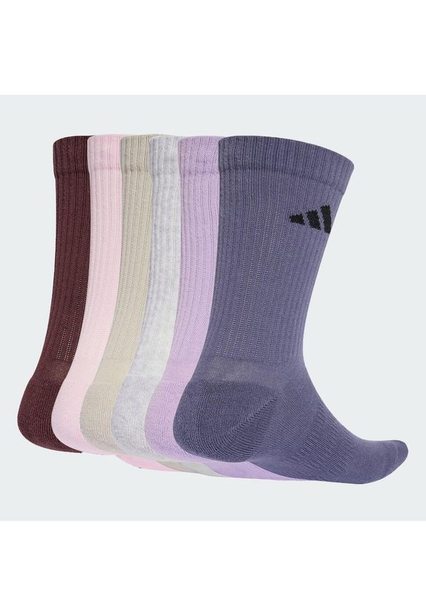 Adidas - Skarpety Cushioned Crew 6 Pairs. Kolor: wielokolorowy, różowy, fioletowy