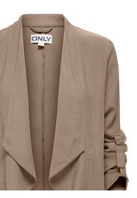 only - ONLY Marynarka Lalia 15367395 Brązowy jasny Regular Fit. Kolor: brązowy. Materiał: wiskoza #2