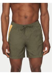 Quiksilver Szorty materiałowe EQYJV04136 Zielony Regular Fit. Kolor: zielony. Materiał: syntetyk