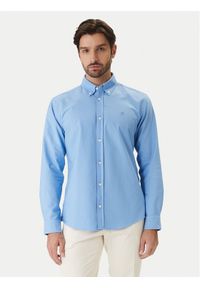 BOSS Koszula H-Roan 50555920 Błękitny Slim Fit. Kolor: niebieski. Materiał: bawełna #1