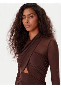 BARDOT - Bardot Sukienka wieczorowa Veria 59987DB Brązowy Regular Fit. Kolor: brązowy. Materiał: syntetyk. Styl: wizytowy #2