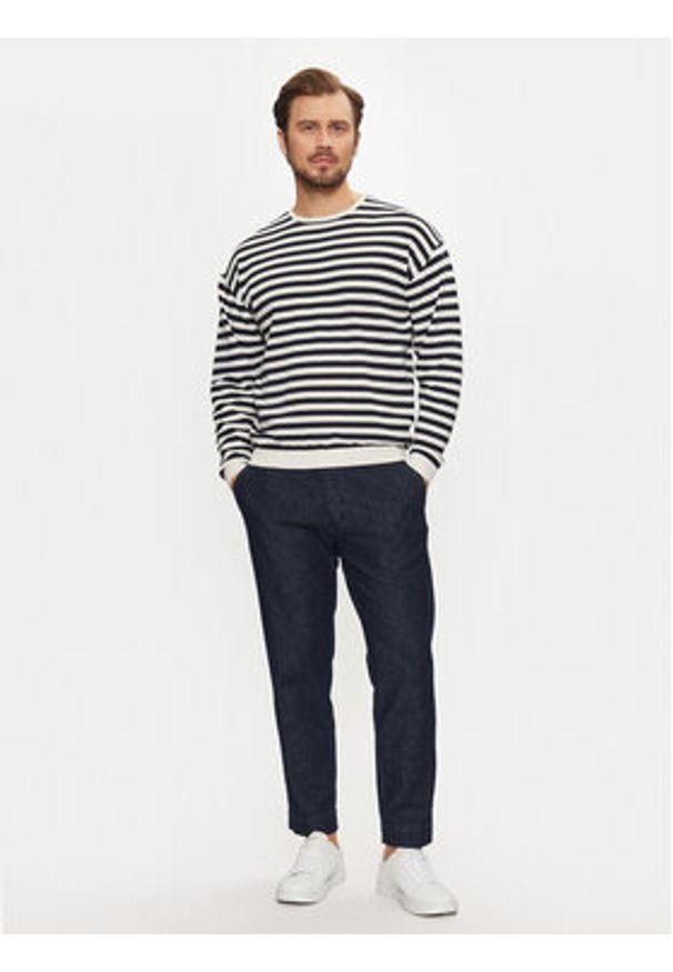 Jack & Jones - Jack&Jones Sweter Calvin 12269031 Czarny Relaxed Fit. Kolor: czarny. Materiał: bawełna