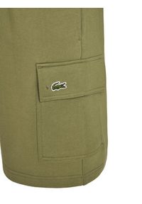 Lacoste Szorty sportowe GH9743 Khaki Regular Fit. Kolor: brązowy. Materiał: bawełna. Styl: sportowy #6