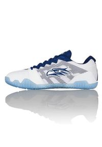 SALMING - Buty do chodzenia damskie Salming Hawk. Zapięcie: sznurówki. Kolor: niebieski, wielokolorowy, biały. Materiał: syntetyk, tkanina, materiał. Szerokość cholewki: normalna. Sport: turystyka piesza