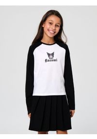 Sinsay - Koszulka z długimi rękawami Kuromi - biały. Kolor: biały. Długość rękawa: długi rękaw. Długość: długie #1
