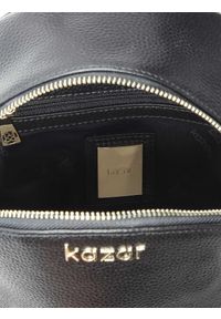 Kazar - Czarny plecak damski. Kolor: czarny. Materiał: skóra. Styl: elegancki #3