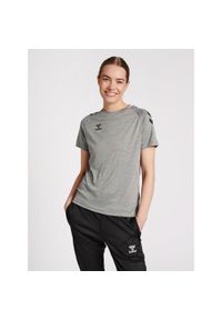 Koszulka damska Hummel Core Poly. Kolor: szary. Sport: fitness