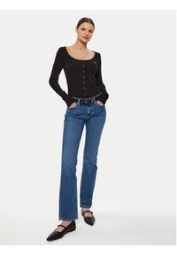 Tommy Jeans Bluzka DW0DW18431 Czarny Slim Fit. Kolor: czarny. Materiał: bawełna #3