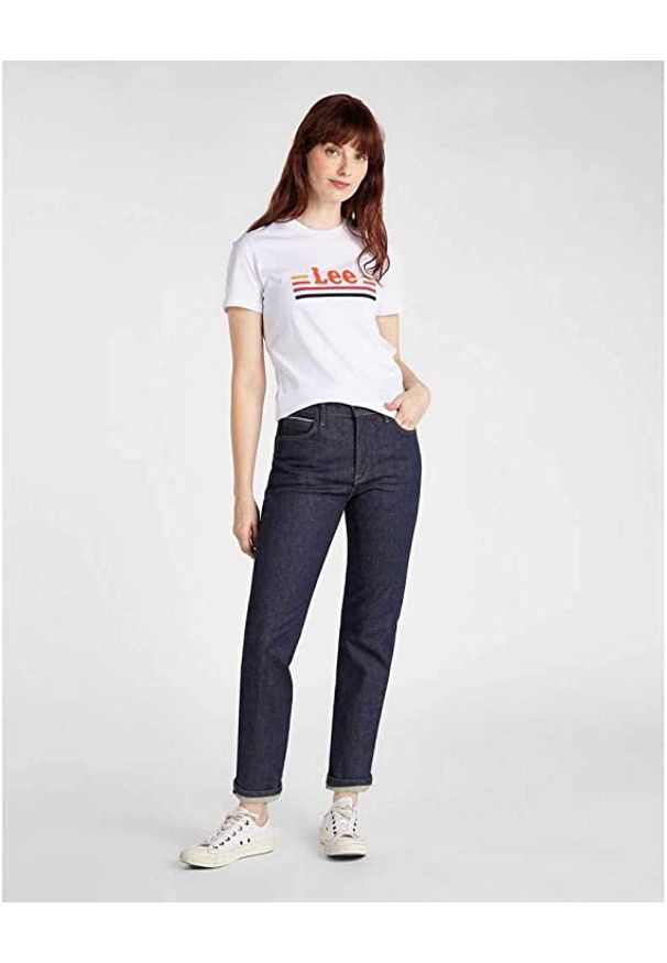 Lee - LEE CAROL NEW STRAIGHT DAMSKIE SPODNIE JEANSOWE JEANSY L30UFC36 112106746