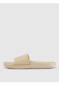 4f - 4F Klapki damskie - beżowe 40. Okazja: na co dzień, na plażę. Kolor: beżowy. Materiał: guma. Sezon: lato. Styl: casual #1