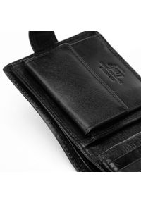 Wittchen - Męski portfel skórzany zapinany na napę czarny. Kolor: czarny. Materiał: skóra #3