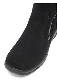 Rieker Botki L7162-00 Czarny. Kolor: czarny. Materiał: zamsz, skóra