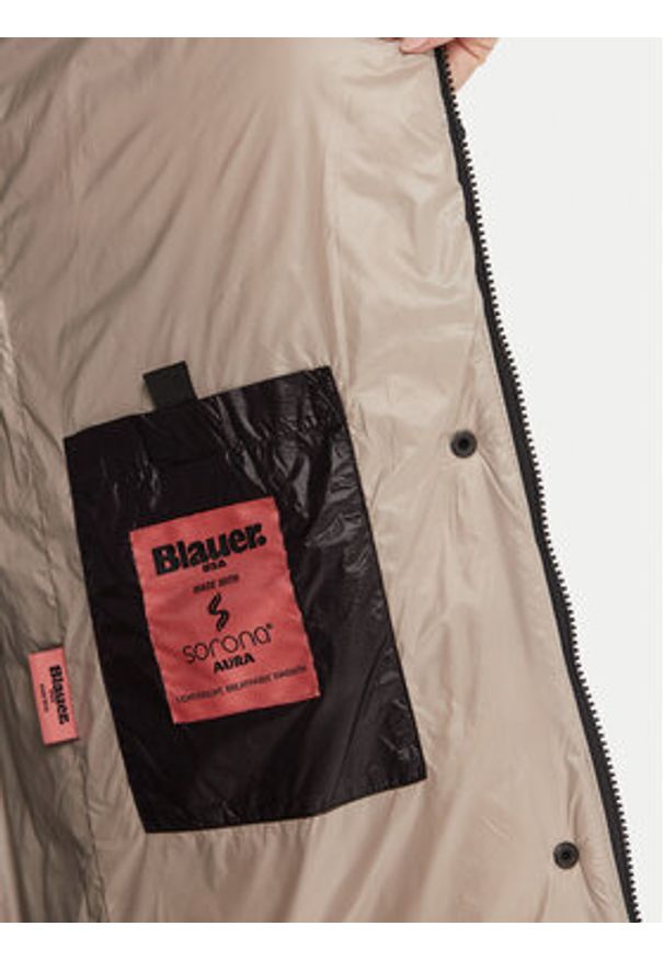 Blauer Płaszcz zimowy 25WBLDK02073 Czarny Regular Fit. Kolor: czarny. Materiał: syntetyk. Sezon: zima