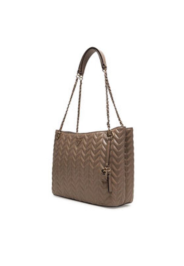 Guess Torebka Cheryl HWTQ97 20220 Beżowy. Kolor: beżowy. Materiał: skórzane
