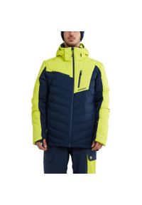 FUNDANGO - Kurtka narciarska męska Willow Padded Jacket. Kolor: żółty. Sezon: zima. Sport: narciarstwo