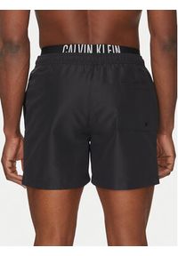 Calvin Klein Swimwear Szorty kąpielowe KM0KM01093 Czarny Regular Fit. Kolor: czarny. Materiał: syntetyk #2