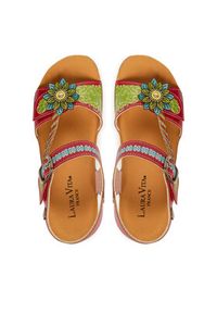 Laura Vita Sandały Facscineo 09 Czerwony. Kolor: czerwony. Materiał: skóra #4