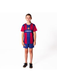 Koszulka piłkarska dla dzieci FC Barcelona home 23/24. Kolor: niebieski, wielokolorowy, czerwony. Sport: piłka nożna