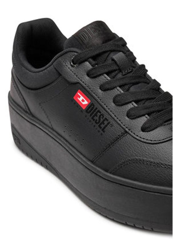 Diesel Sneakersy S-Athene Y03405 P6952 T8013 Czarny. Kolor: czarny. Materiał: skóra