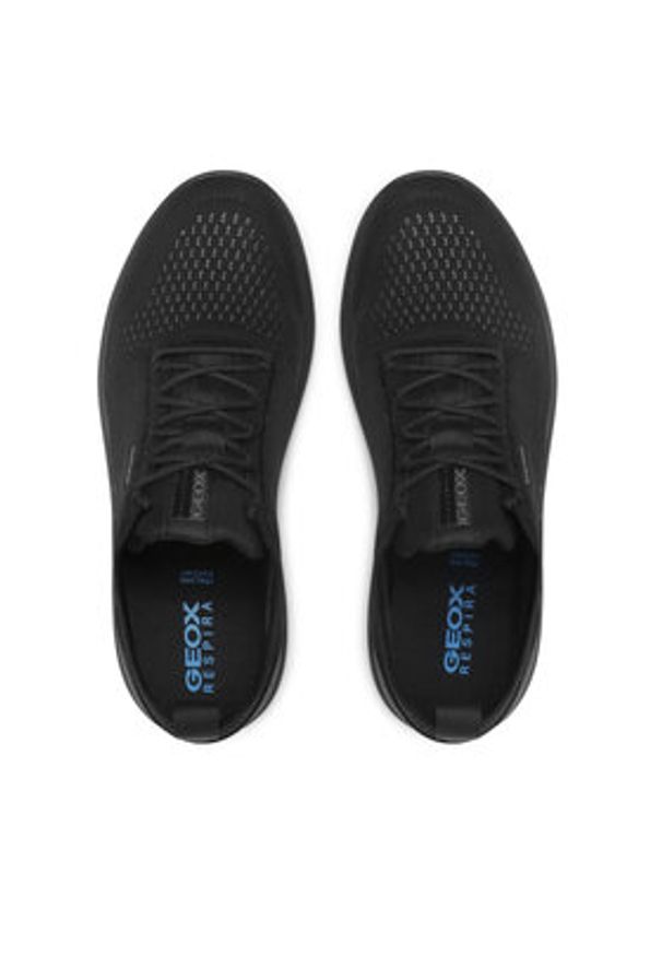 Geox Sneakersy U Spherica A U15BYA 0006K C9997 Czarny. Kolor: czarny. Materiał: materiał