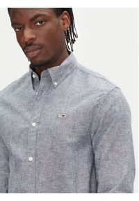 Tommy Jeans Koszula DM0DM20875 Granatowy Regular Fit. Kolor: niebieski. Materiał: bawełna