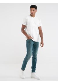 Big-Star - Spodnie jeans męskie skinny Deric 365. Stan: obniżony. Kolor: niebieski. Styl: retro #4