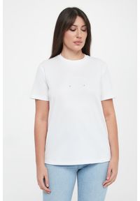 Elisabetta Franchi - T-shirt damski z logo ELISABETTA FRANCHI #3
