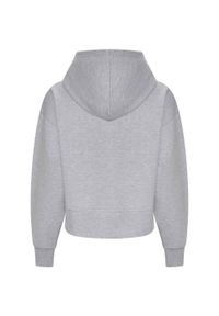 AWDIS - Damska Bluza Z Kapturem Just Hoods O Luźnym Kroju. Typ kołnierza: kaptur. Kolor: szary