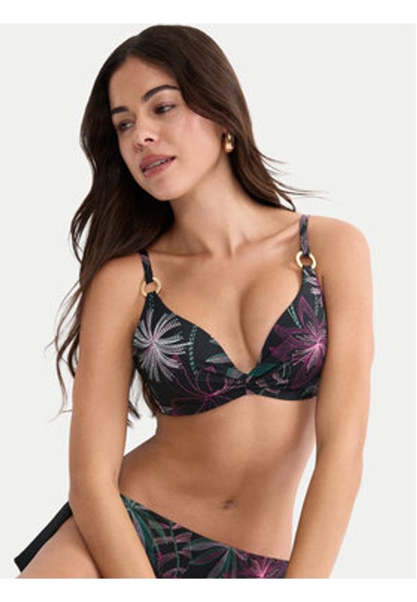 Triumph Góra od bikini Summer Tropics 10226539 Czarny. Kolor: czarny. Materiał: syntetyk