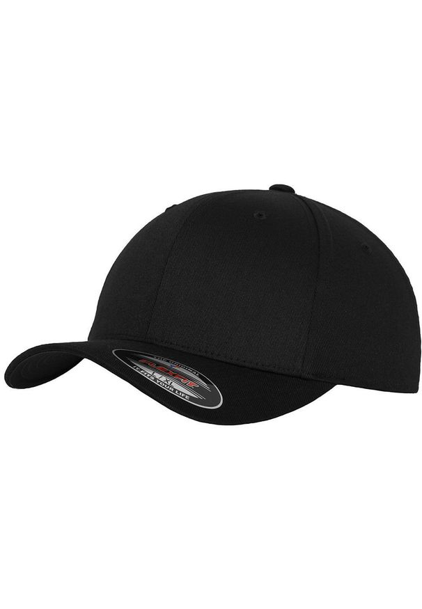 FLEXFIT - Wełniana Czesana Czapka Unisex. Kolor: czarny, brązowy, zielony, wielokolorowy. Materiał: wełna
