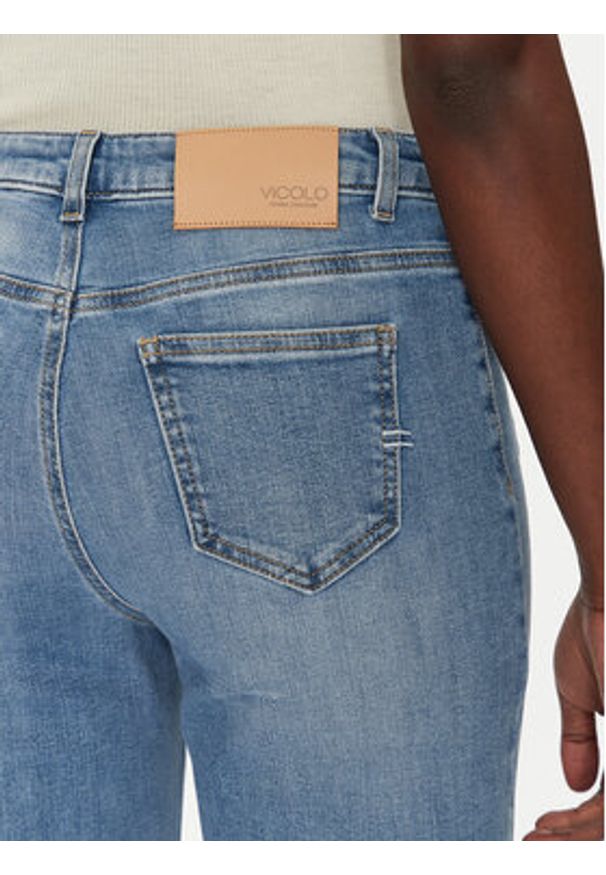 ViCOLO Jeansy DD5079 Niebieski Regular Fit. Kolor: niebieski