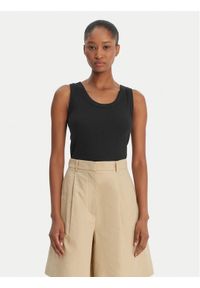 Weekend Max Mara Top Multic 2615941012 Czarny Regular Fit. Kolor: czarny. Materiał: bawełna #1