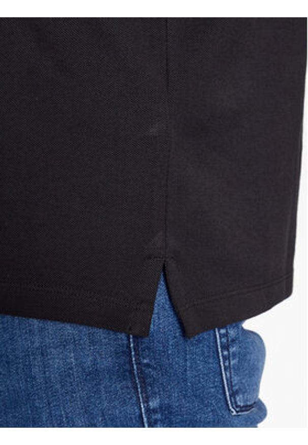 Hugo Polo Deresino232 50490775 Czarny Slim Fit. Typ kołnierza: polo. Kolor: czarny. Materiał: bawełna
