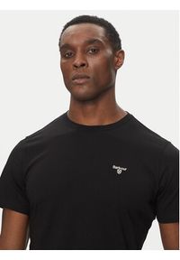 Barbour T-Shirt Essential Sports MTS0331BK31 Czarny Tailored Fit. Kolor: czarny. Materiał: bawełna #4