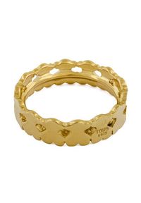 Tous - TOUS Pierścionek Straight 1004040512 Złoty. Materiał: srebrne. Kolor: złoty #3