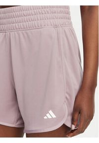 Adidas - adidas Szorty sportowe Pacer Essentials Knit KD9849 Fioletowy Regular Fit. Kolor: fioletowy. Materiał: syntetyk #4