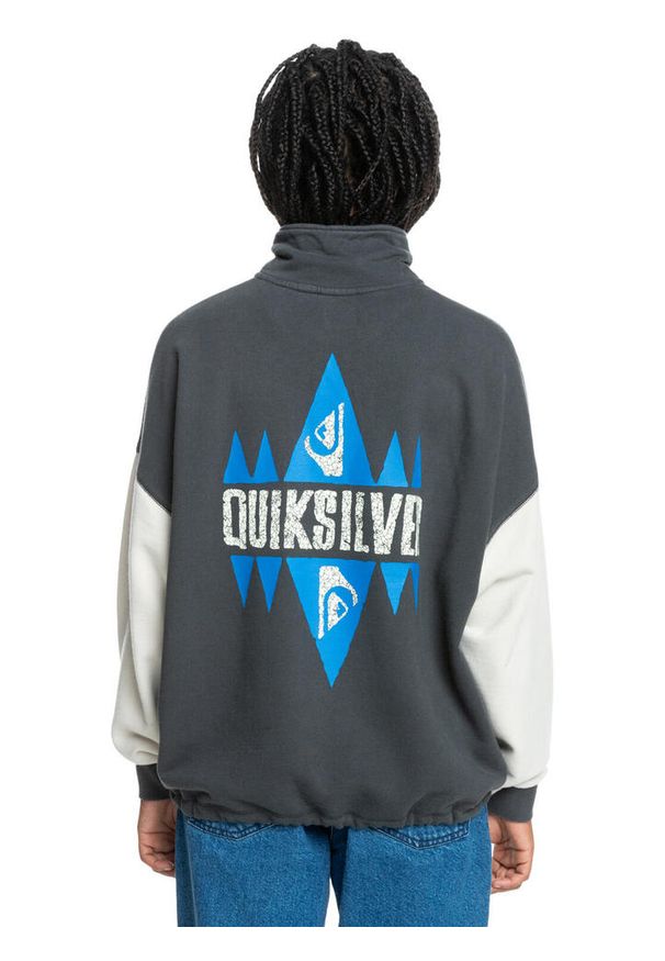 Quiksilver - Bluza dla Kobiety UNI Czarny. Typ kołnierza: kołnierzyk stójkowy. Kolor: czarny. Materiał: bawełna