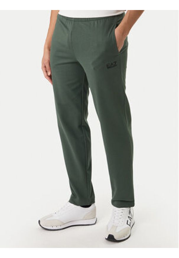 EA7 Emporio Armani Dres 8NPV61 PJVRZ U7260 Zielony Regular Fit. Kolor: zielony. Materiał: bawełna