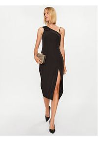 Rinascimento Sukienka koktajlowa CFC0115241003 Czarny Regular Fit. Kolor: czarny. Materiał: syntetyk. Styl: wizytowy #4