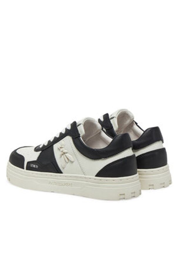 Patrizia Pepe Sneakersy 8Z0085/L011-X1M1 Biały. Kolor: biały. Materiał: skóra